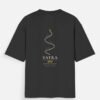yatra-inner-journey-oversized-tee-black YATRA — Inner Journey Oversized Tee in black, back view with path to a star and यात्रा