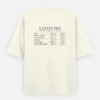 latitudes-offwhite-back LATITUDES Oversized Tee in off white, back view with the six-place coordinates table