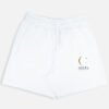 siesta-terry-shorts-white SIESTA — Terry Shorts in white, crescent moon and stars on the left leg