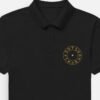 rashi-zodiac-polo-black RASHI — Zodiac Polo in black, left chest embroidery of twelve zodiac marks